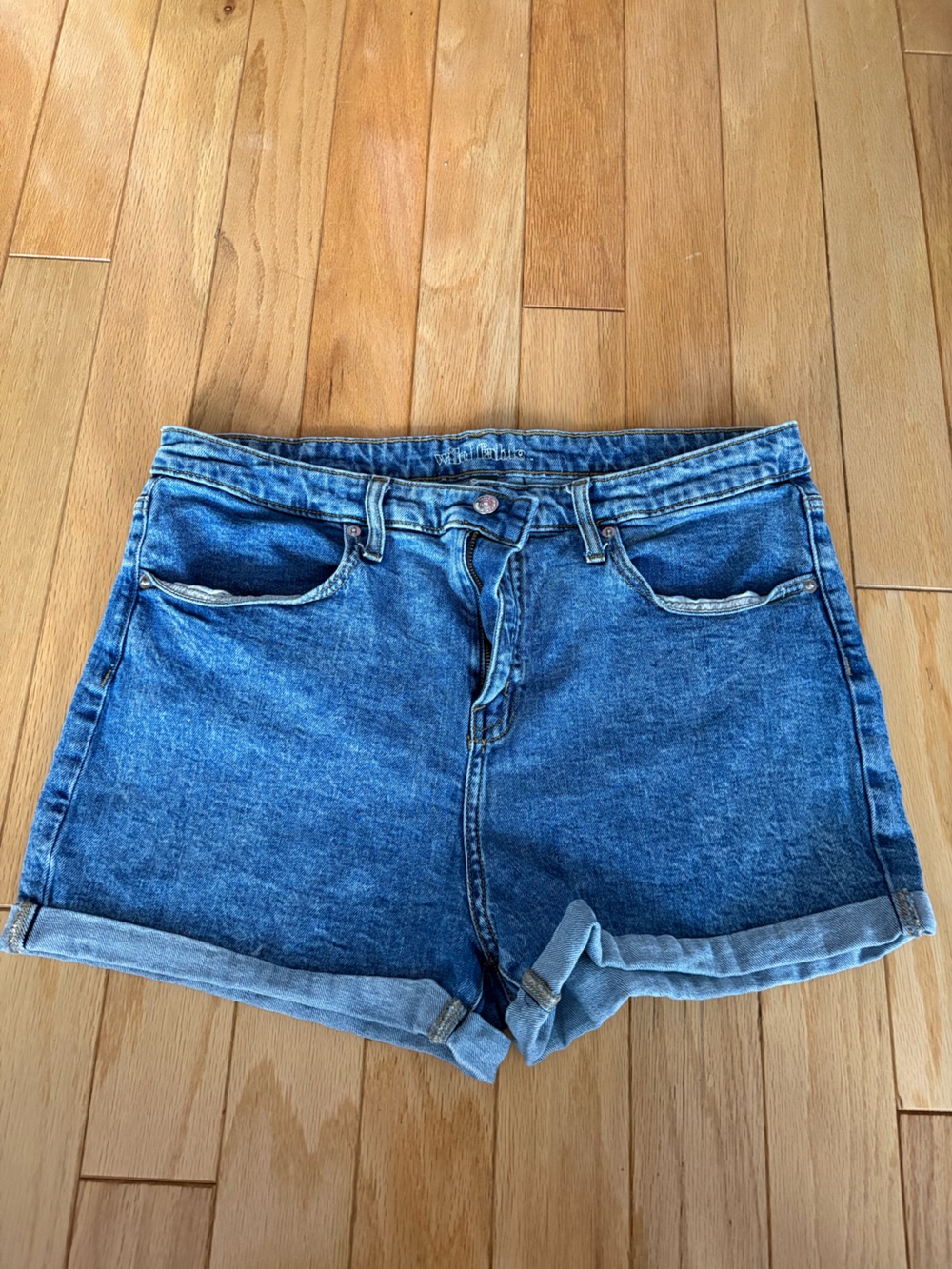 wild fable light blue denim shorts